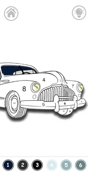 Скачать Cars Color By Number — Последняя версия (Все раскраски разблокированы) — скриншот 3