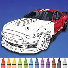 Скачать Cars Color By Number — Последняя версия (Все раскраски разблокированы)