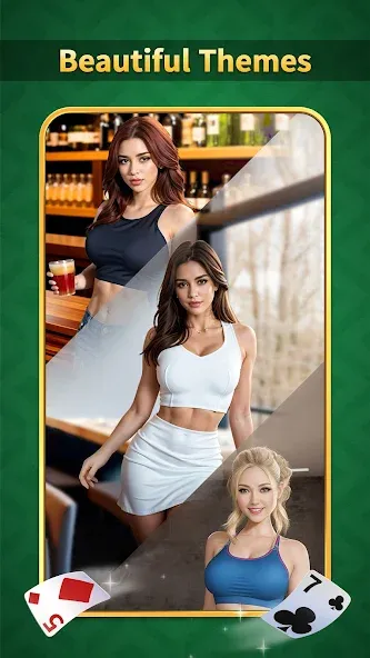 Скачать Solitaire Classic:Card Game — Модификация Безлимитные подсказки и отмена ходов — скриншот 4