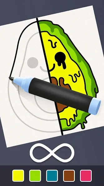 Drawing Carnival Mod APK Безлимитные монеты и все рисунки открыты — Скачать на Андроид — скриншот 1