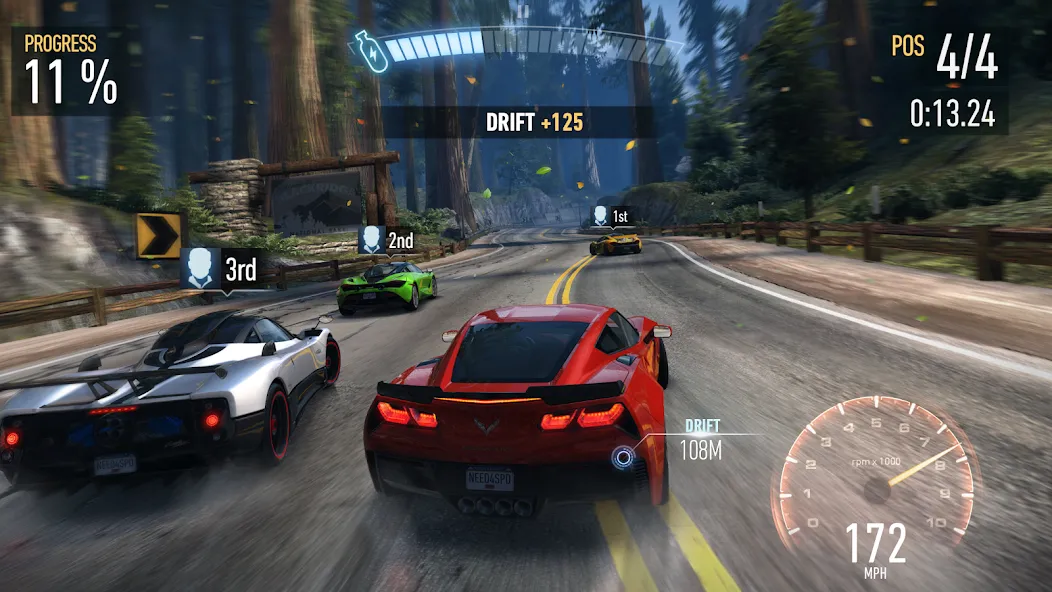 Need for Speed™ No Limits MOD APK — Безлимитные деньги и топливное ускорение — скриншот 1 Need for Speed™ No Limits MOD APK — Безлимитные деньги и топливное ускорение — скриншот 1
