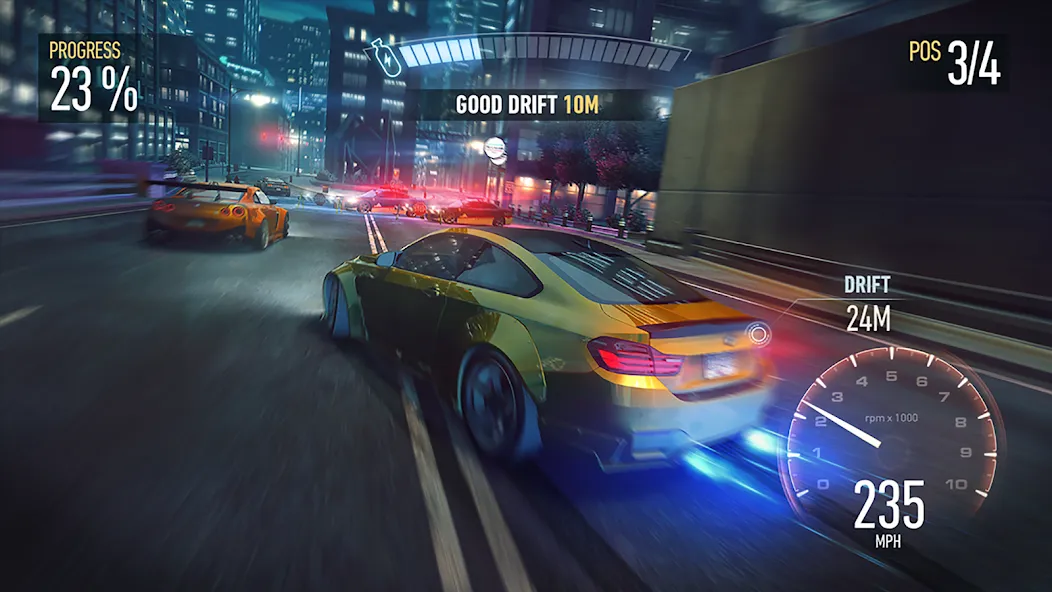 Need for Speed™ No Limits MOD APK — Безлимитные деньги и топливное ускорение — скриншот 4 Need for Speed™ No Limits MOD APK — Безлимитные деньги и топливное ускорение — скриншот 4