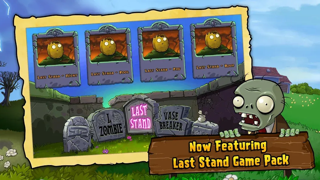 Скачать Plants vs. Zombies™ на Андроид — Безлимитные солнца и открыты все растения — скриншот 3 Скачать Plants vs. Zombies™ на Андроид — Безлимитные солнца и открыты все растения — скриншот 3
