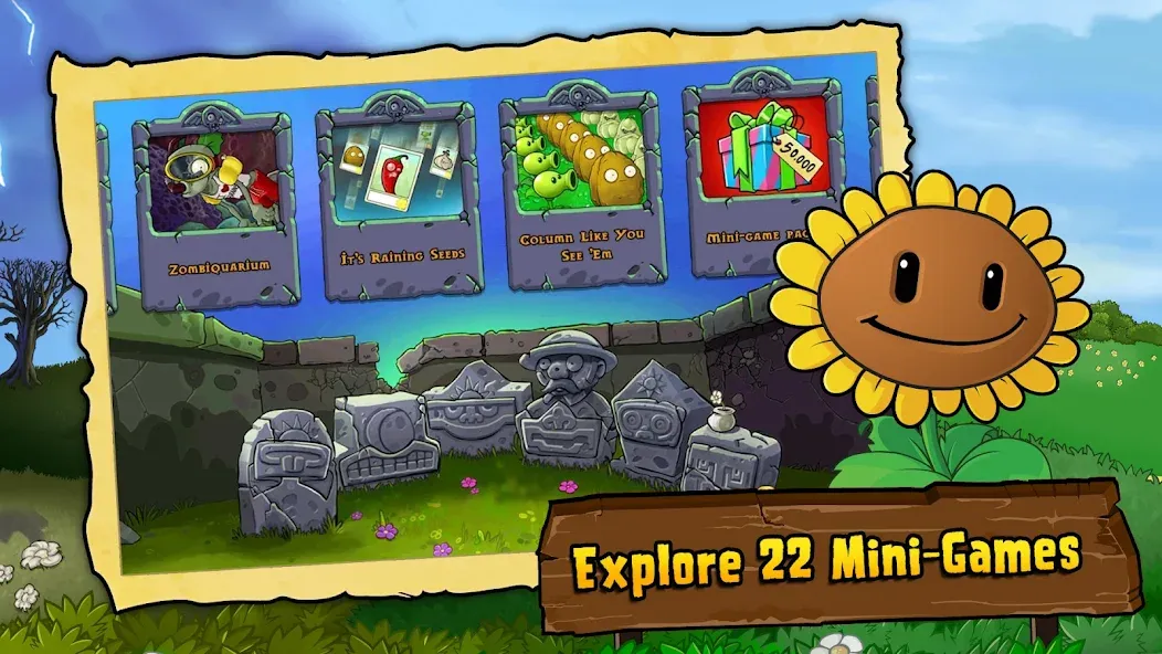 Скачать Plants vs. Zombies™ на Андроид — Безлимитные солнца и открыты все растения — скриншот 4 Скачать Plants vs. Zombies™ на Андроид — Безлимитные солнца и открыты все растения — скриншот 4