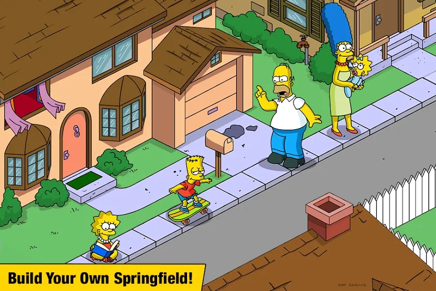 The Simpsons™: Tapped Out Mod APK Безлимитные деньги и ресурсы — Скачать на Андроид — скриншот 1