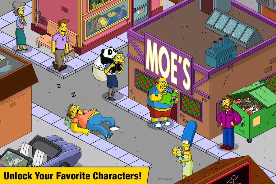 The Simpsons™: Tapped Out Mod APK Безлимитные деньги и ресурсы — Скачать на Андроид — скриншот 2