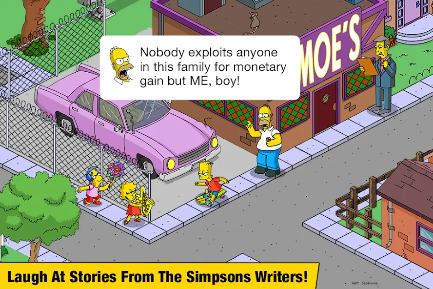 The Simpsons™: Tapped Out Mod APK Безлимитные деньги и ресурсы — Скачать на Андроид — скриншот 5