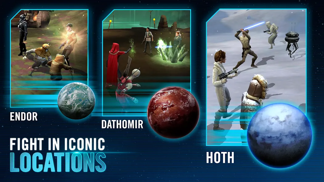 Скачать Star Wars™: Galaxy of Heroes на Андроид — Много кристаллов и энергии — скриншот 4 Скачать Star Wars™: Galaxy of Heroes на Андроид — Много кристаллов и энергии — скриншот 4