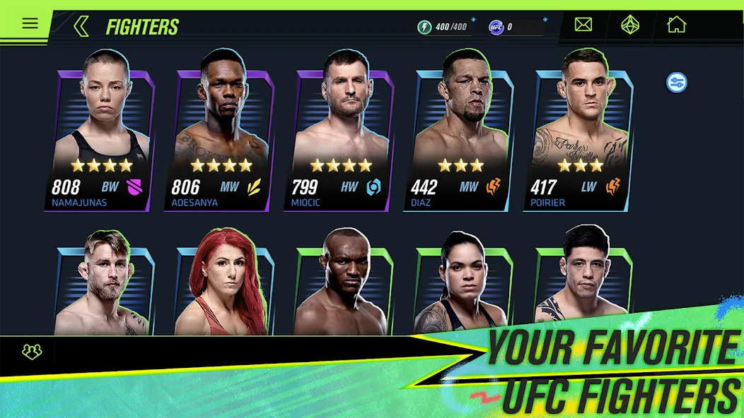 Скачать EA SPORTS™ UFC® Mobile 2 на телефон — Безлимитные деньги и энергия — скриншот 2