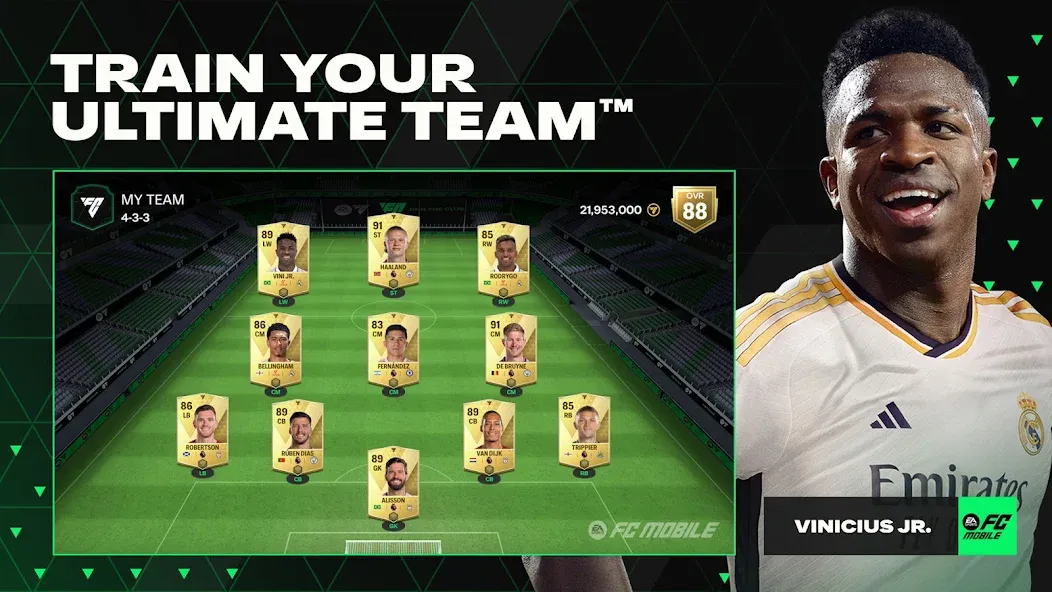 Скачать EA SPORTS FC™ Mobile Soccer на Android — Безлимитные деньги и усиленная команда — скриншот 3 Скачать EA SPORTS FC™ Mobile Soccer на Android — Безлимитные деньги и усиленная команда — скриншот 3