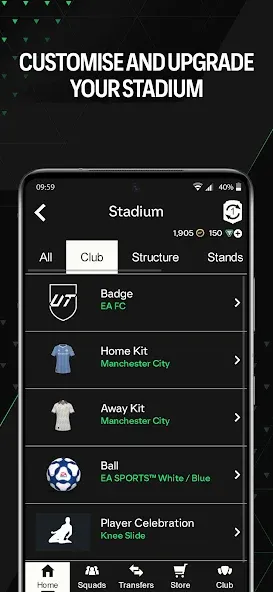Скачать взломанную EA SPORTS FC™ 24 Companion — Неограниченные монеты и быстрый прогресс — скриншот 4