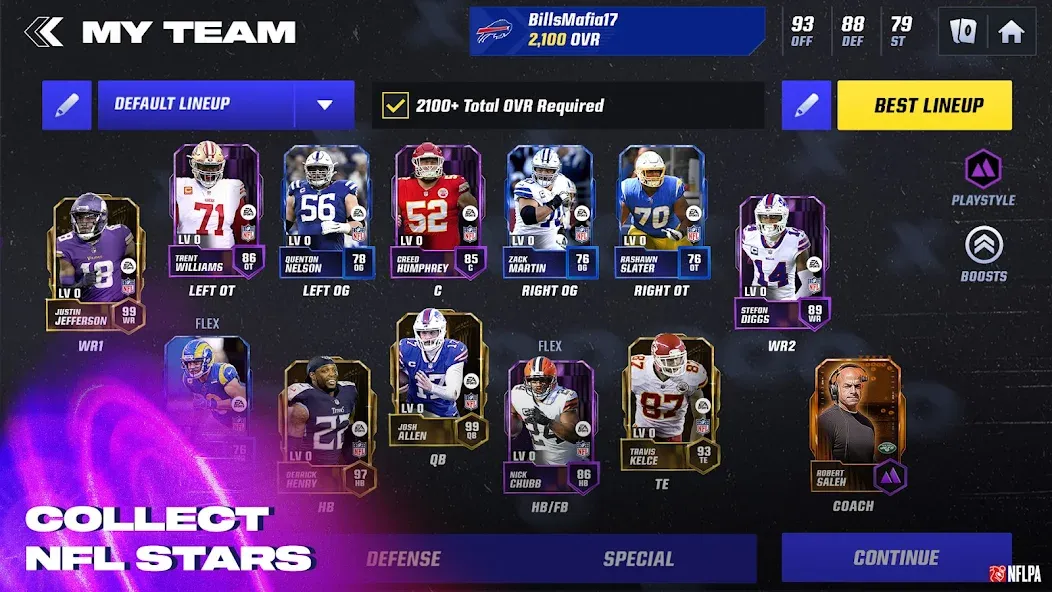 Madden NFL 24 Mobile Football MOD APK — Безлимитные деньги и энергия — скриншот 3