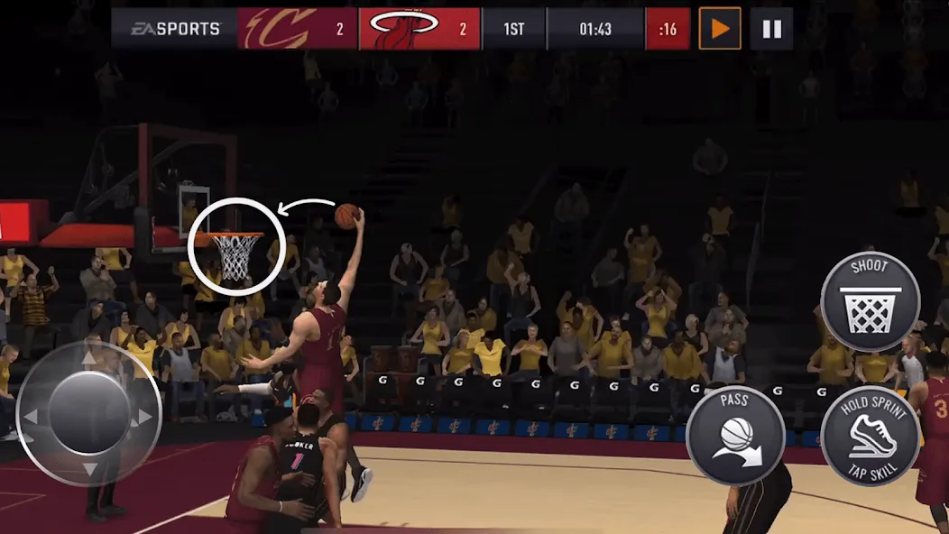 Скачать NBA Live Asia на телефон — Безлимитные деньги и все игроки открыты — скриншот 4