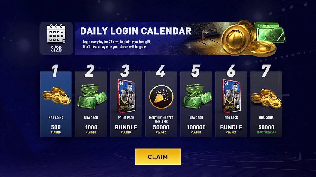 Скачать NBA Live Asia на телефон — Безлимитные деньги и все игроки открыты — скриншот 5