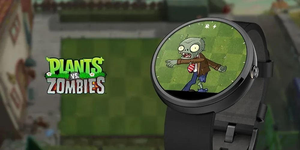 Скачать Plants vs. Zombies™ Watch Face на Android — Зомби разблокированы и без рекламы — скриншот 1