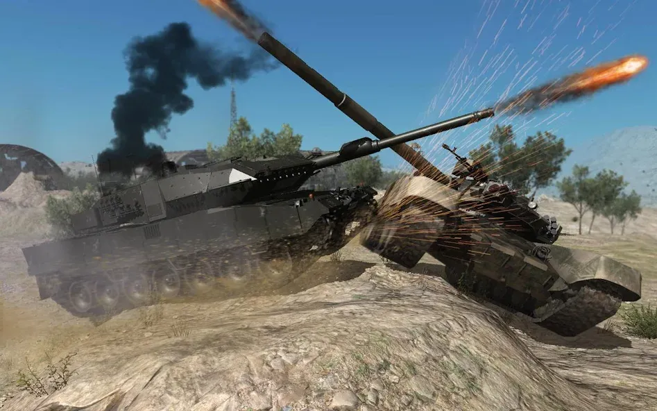 Real Tank Battle : War Machine Mod APK Безлимитные деньги и мощные танки — Скачать на Андроид — скриншот 1 Real Tank Battle : War Machine Mod APK Безлимитные деньги и мощные танки — Скачать на Андроид — скриншот 1