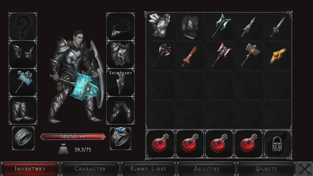 Vampire's Fall: Origins RPG MOD APK — Безлимитные деньги и открыты уровни — скриншот 3 Vampire's Fall: Origins RPG MOD APK — Безлимитные деньги и открыты уровни — скриншот 3