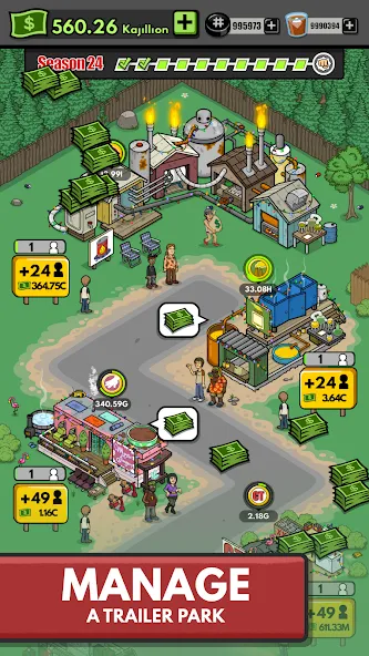 Trailer Park Boys:Greasy Money MOD APK на Android — Безлимитные деньги и ресурсы — скриншот 1 Trailer Park Boys:Greasy Money MOD APK на Android — Безлимитные деньги и ресурсы — скриншот 1