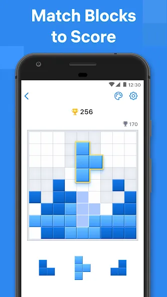 Скачать взлом Blockudoku®: Block Puzzle Game на Андроид — Без рекламы и подсказки доступны — скриншот 1