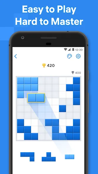 Скачать взлом Blockudoku®: Block Puzzle Game на Андроид — Без рекламы и подсказки доступны — скриншот 5