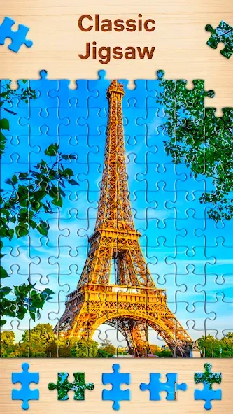 Взлом Jigsaw Puzzles - Puzzle Games — Без рекламы и все пазлы открыты — скриншот 1