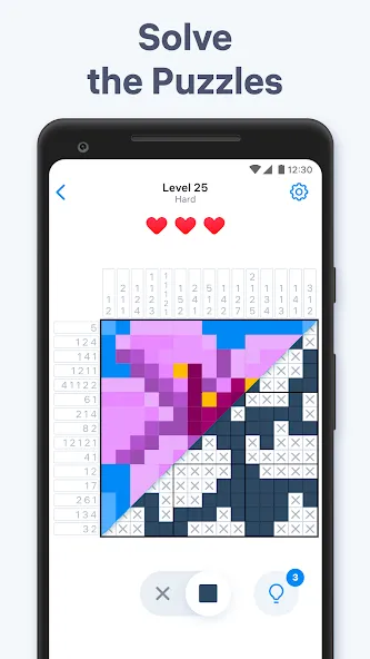 Взлом Nonogram.com - Picture Cross — Без рекламы и подсказки доступны — скриншот 1 Взлом Nonogram.com - Picture Cross — Без рекламы и подсказки доступны — скриншот 1
