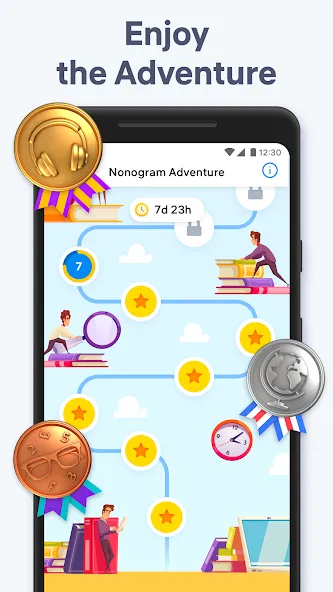 Взлом Nonogram.com - Picture Cross — Без рекламы и подсказки доступны — скриншот 5 Взлом Nonogram.com - Picture Cross — Без рекламы и подсказки доступны — скриншот 5