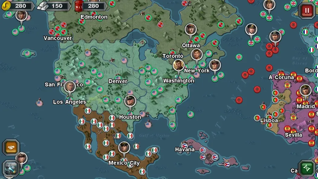 Скачать World Conqueror 3-WW2 Strategy с модом — Безлимитные деньги и войска — скриншот 2