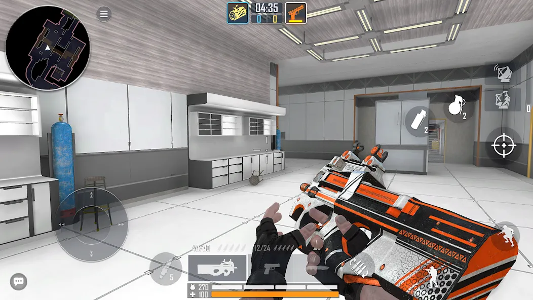 Скачать Fire Strike - Gun Shooter FPS MOD APK — Безлимитные боеприпасы и оружие — скриншот 1