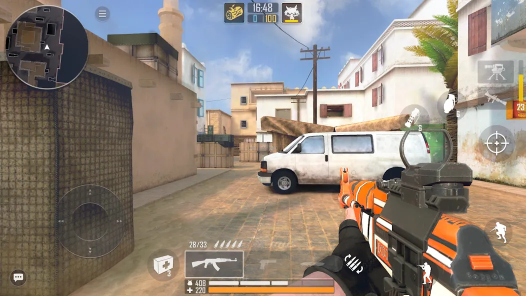 Скачать Fire Strike - Gun Shooter FPS MOD APK — Безлимитные боеприпасы и оружие — скриншот 3