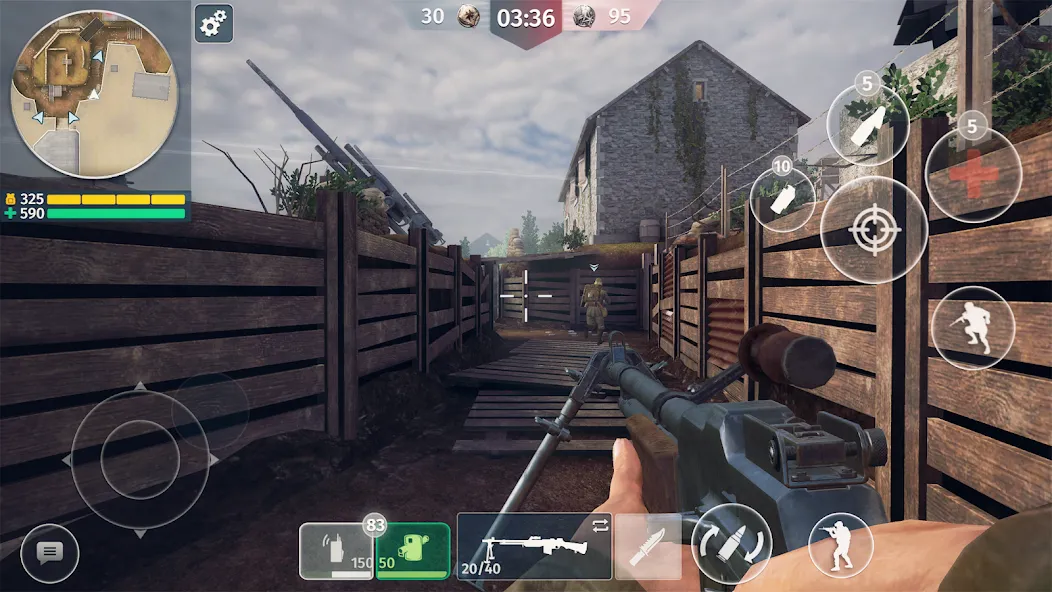 World War 2: Shooting Games Mod APK Безлимитные патроны и все оружие — Скачать на Андроид — скриншот 5