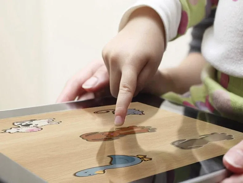 Baby puzzles на Андроид — Мод Открыты все пазлы и уровни — скриншот 4