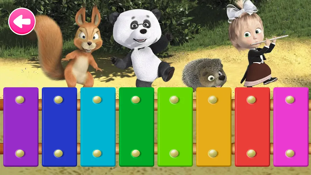 Взломанная Masha and the Bear Educational на Андроид — Все обучающие задания открыты — скриншот 2