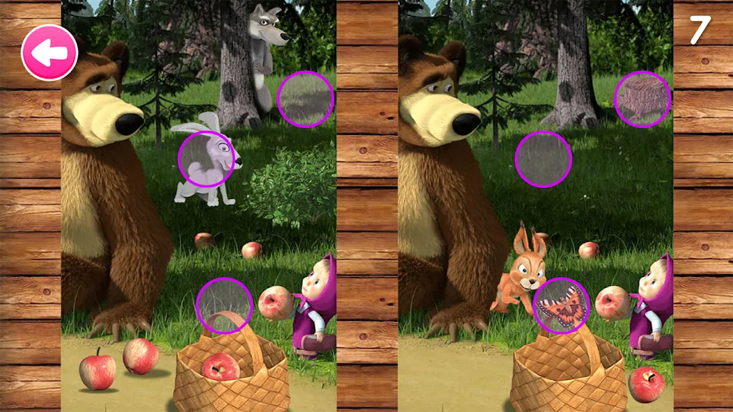 Взломанная Masha and the Bear Educational на Андроид — Все обучающие задания открыты — скриншот 4
