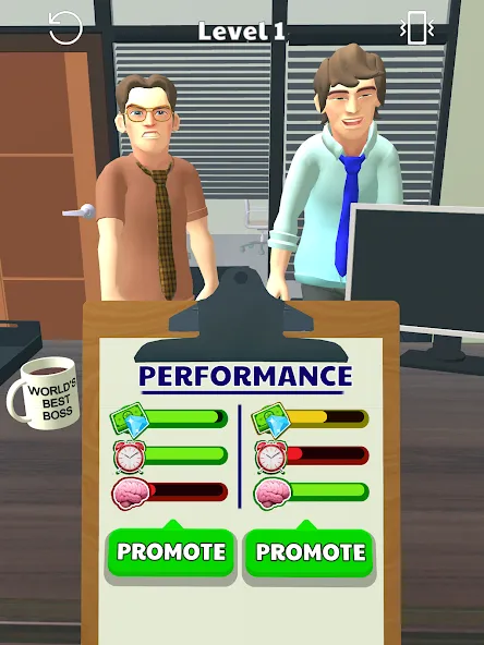 Boss Life 3D: Office Adventure Mod APK Безлимитные деньги и все уровни — Скачать на Андроид — скриншот 5
