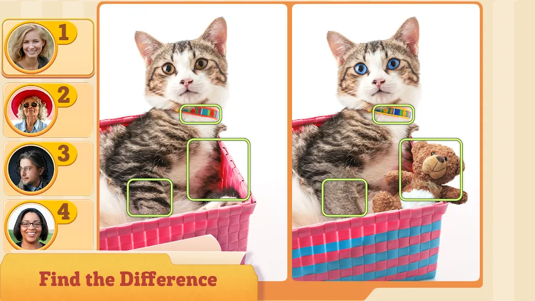Differences - Find them all MOD APK на Android — Найди все отличия без подсказок — скриншот 1
