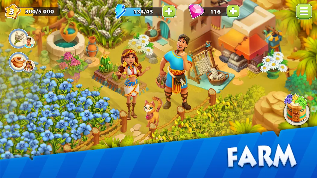 Nile Valley: Farm Adventure на Андроид — Безлимитные деньги и ресурсы — скриншот 2 Nile Valley: Farm Adventure на Андроид — Безлимитные деньги и ресурсы — скриншот 2