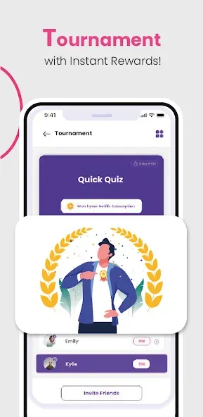 Скачать QuizGiri- Live Quiz & Trivia MOD APK — Правильные ответы и безлимитные подсказки — скриншот 1