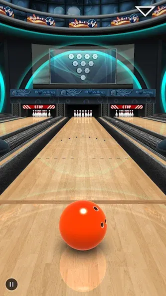 Скачать Bowling Game 3D — Модификация Безлимитные монеты и все шары открыты — скриншот 1
