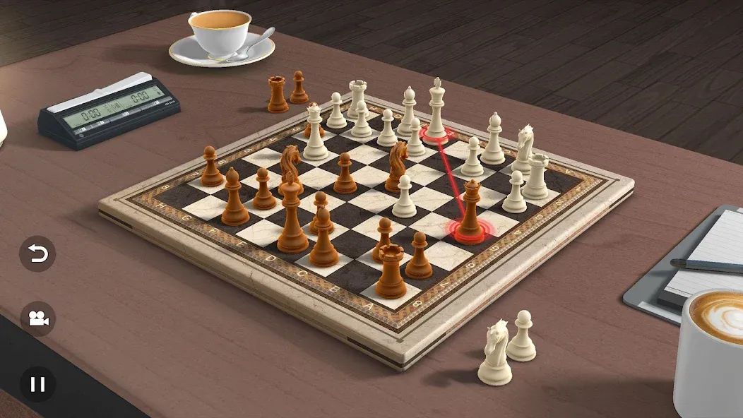 Скачать взломанную Real Chess 3D — Шахматные фигуры и доски разблокированы — скриншот 2
