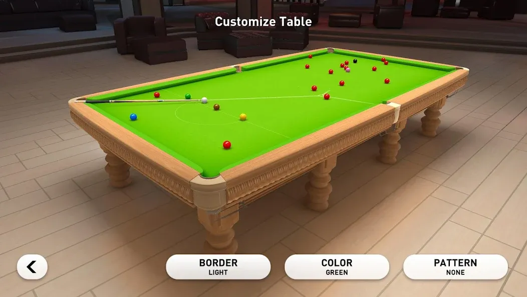Взломанная Real Snooker 3D на Андроид — Без рекламы и разблокированы столы — скриншот 2 Взломанная Real Snooker 3D на Андроид — Без рекламы и разблокированы столы — скриншот 2