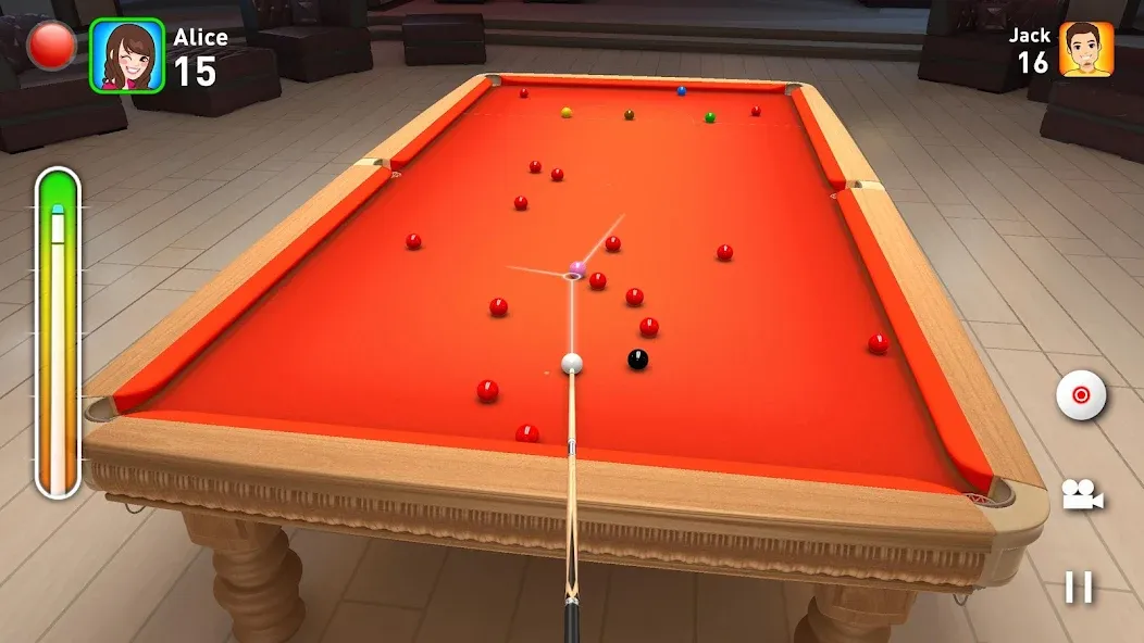 Взломанная Real Snooker 3D на Андроид — Без рекламы и разблокированы столы — скриншот 4 Взломанная Real Snooker 3D на Андроид — Без рекламы и разблокированы столы — скриншот 4
