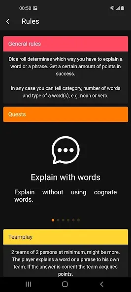 Скачать взломанную Ekivoki - Charades, Alias — Открыты все слова и категории — скриншот 2