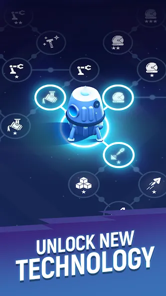 Взломанная ExoMiner - Idle Miner Universe на Андроид — Безлимитные деньги и ресурсы — скриншот 5