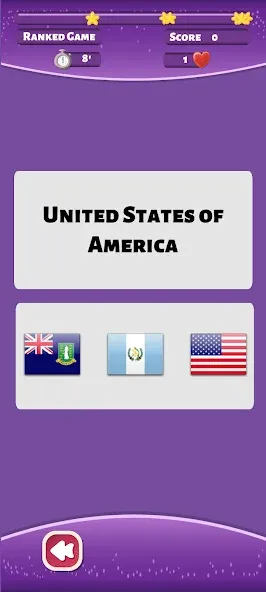 Скачать взломанную Country Flags World Quiz Game — Открыты все флаги и уровни — скриншот 5