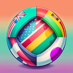 Скачать взломанную Country Flags World Quiz Game — Открыты все флаги и уровни