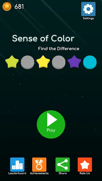 Скачать Sense of Color - Find the Diff — Модификация Без рекламы и все уровни открыты — скриншот 1