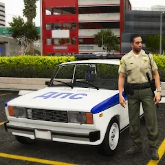 Police Car Riders: VAZ 2107 на Андроид — Мод Безлимитные деньги и топливо