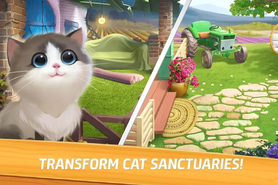Скачать взломанную Meow Match — Безлимитные монеты и жизни — скриншот 2