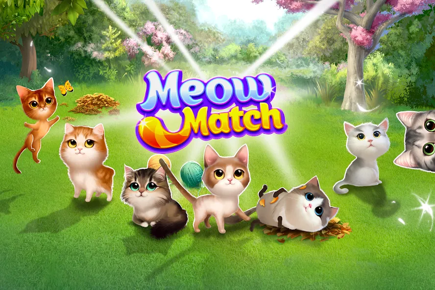 Скачать взломанную Meow Match — Безлимитные монеты и жизни — скриншот 3